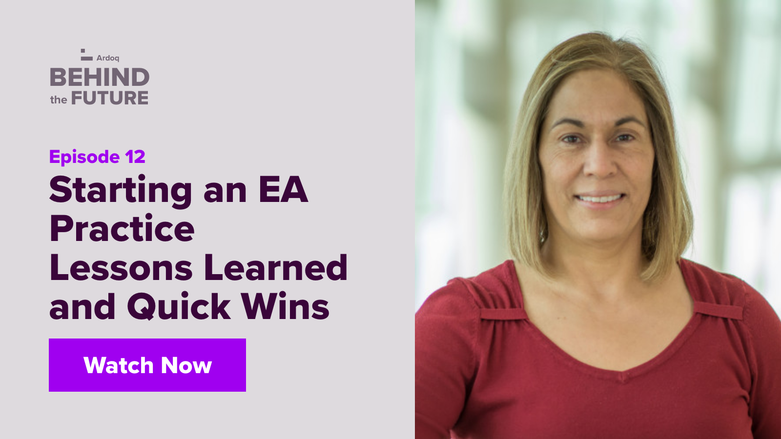 Behind the future 12 starting an ea practice lessons learned and quick wins