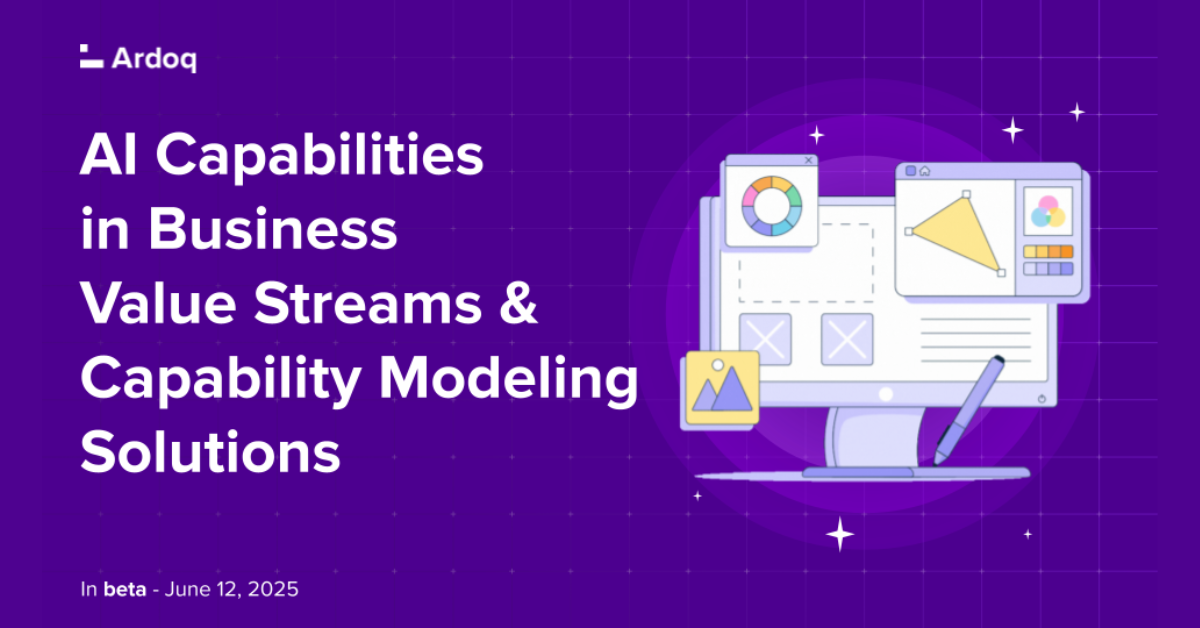 ai capabilities business value streams capability modeling solutions ardoq