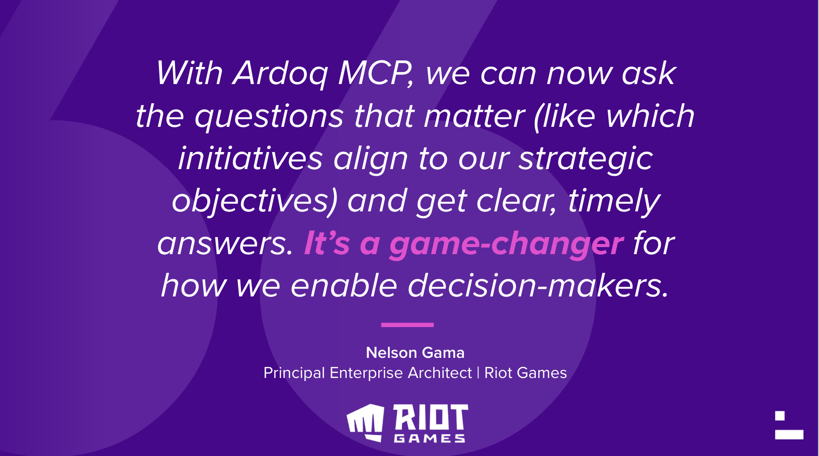 ardoq Riot Games Quote MCP