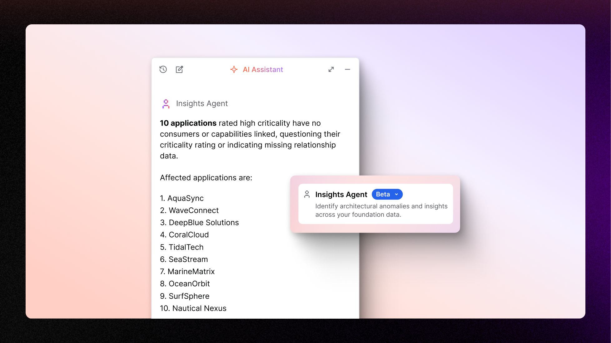 ardoq ai-first Foundation Insights Agent