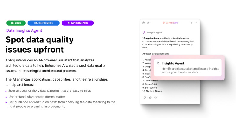ardoq data insights agent