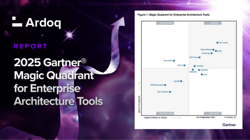 Ardoq Named a Leader in 2025 Gartner® Magic Quadrant™ for Enterprise Architecture Tools