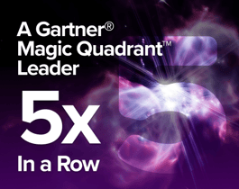 magic quadrant leader 5 x in a row