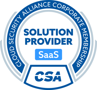 csa cloud security alliance corporate membership saas solution provider badge