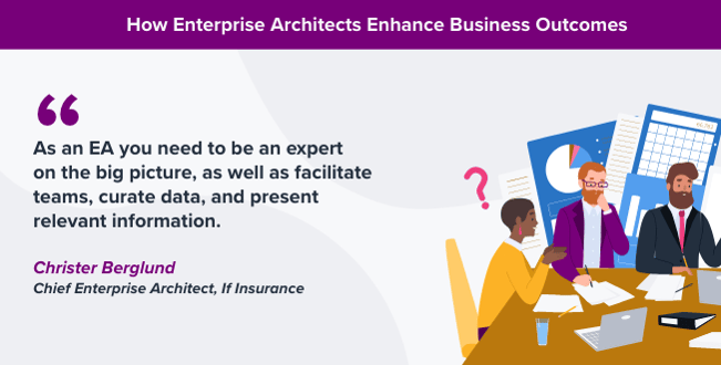 how enterprise architects enhance business outcomes