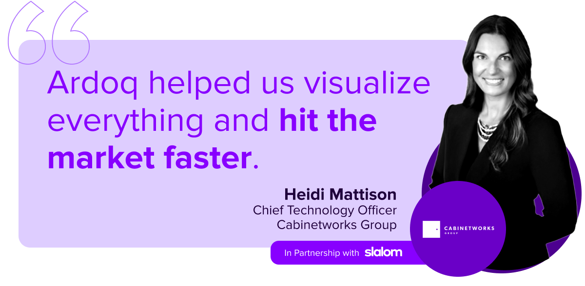 Ardoq helped us visualize everything and hit the market faster - Heidi Mattison