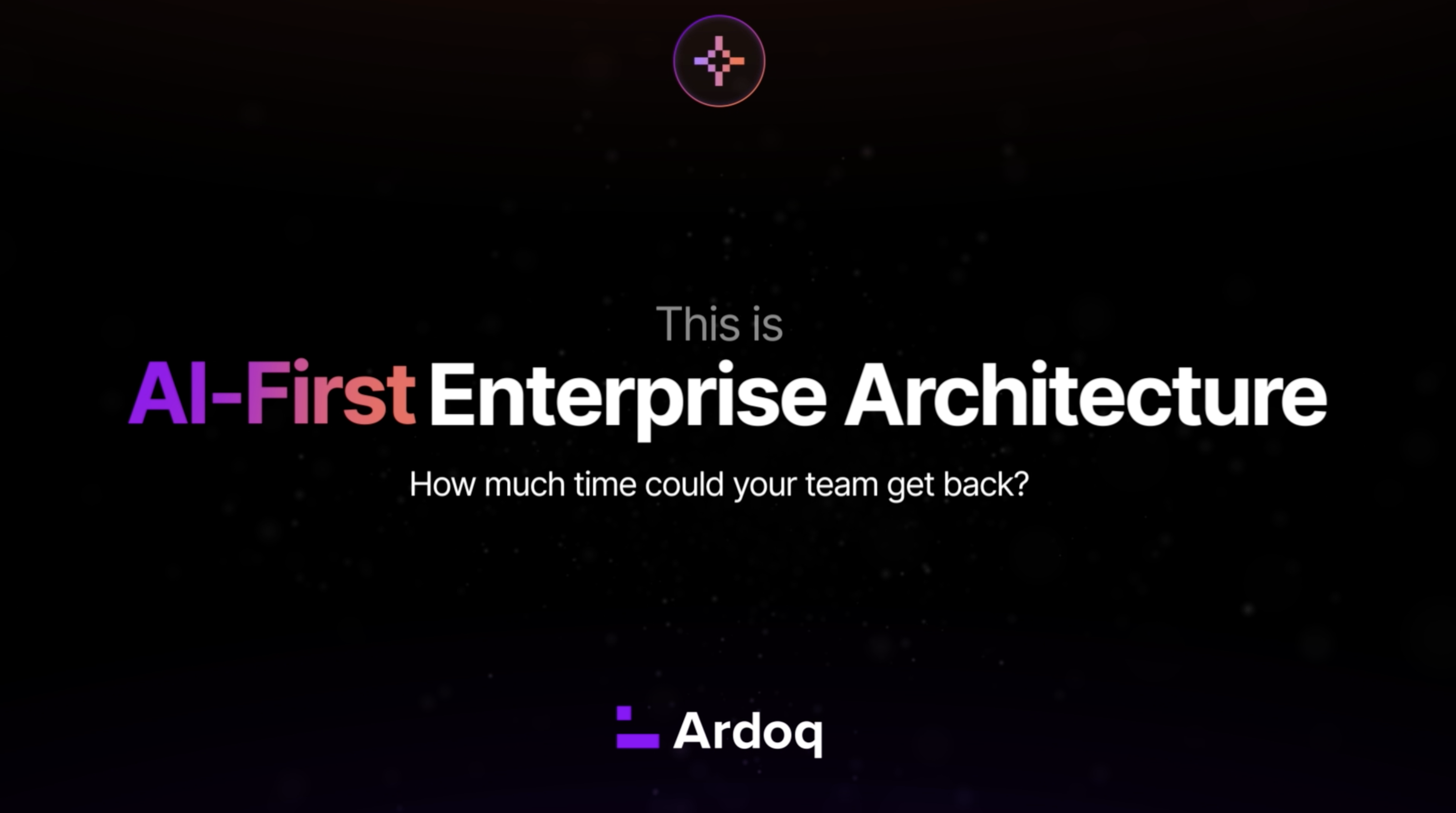 ardoq ai-first enterprise architecture
