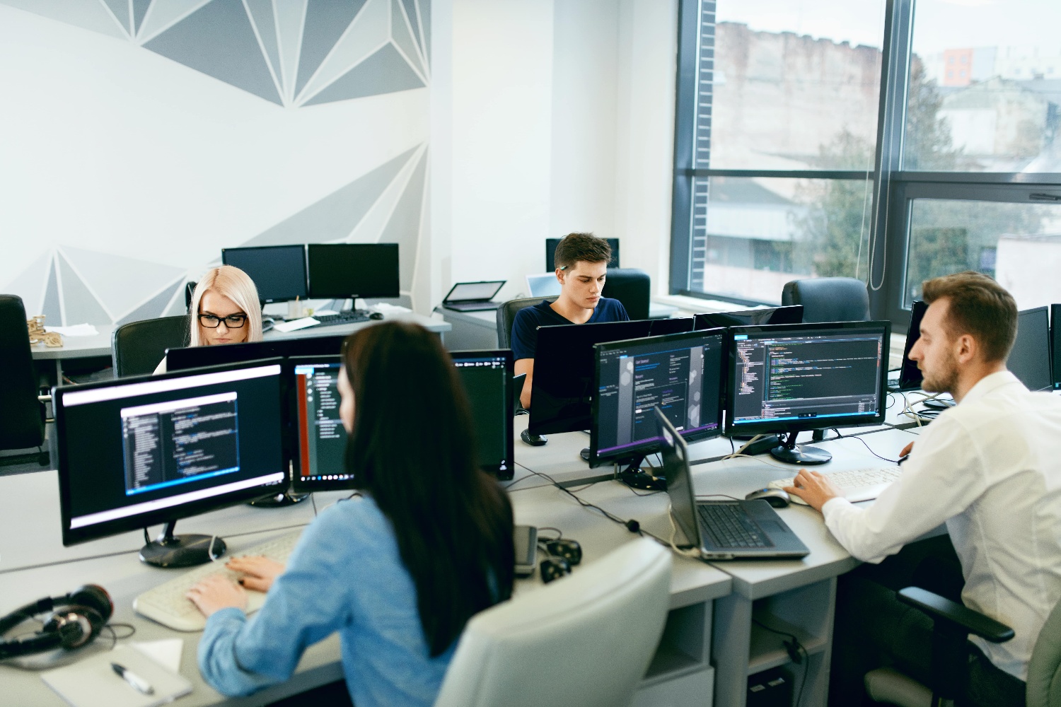 a team of people evaluating enterprise architecture maturity