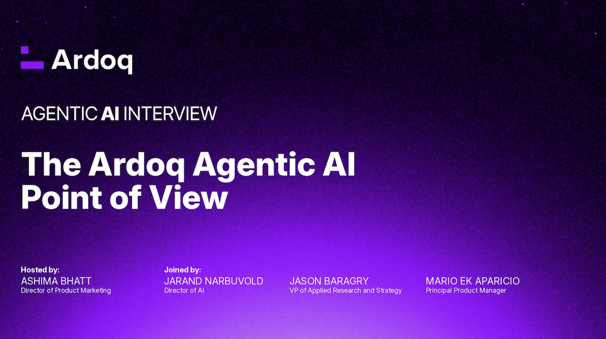 ardoq agentic ai enterprise architecture point of view interview