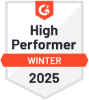 winter 2025 high performer award