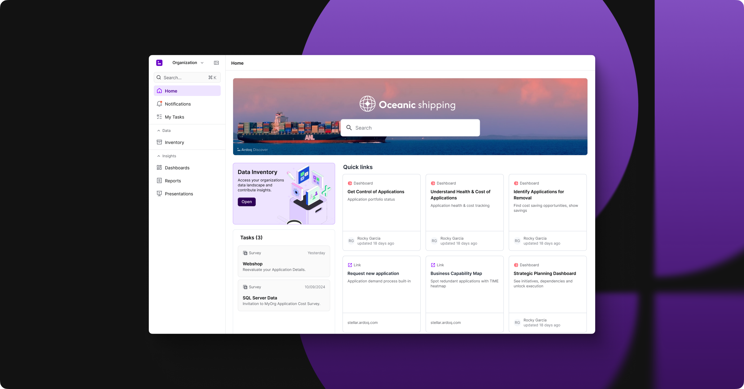A New Discover Experience | Business-Friendly EA Insights