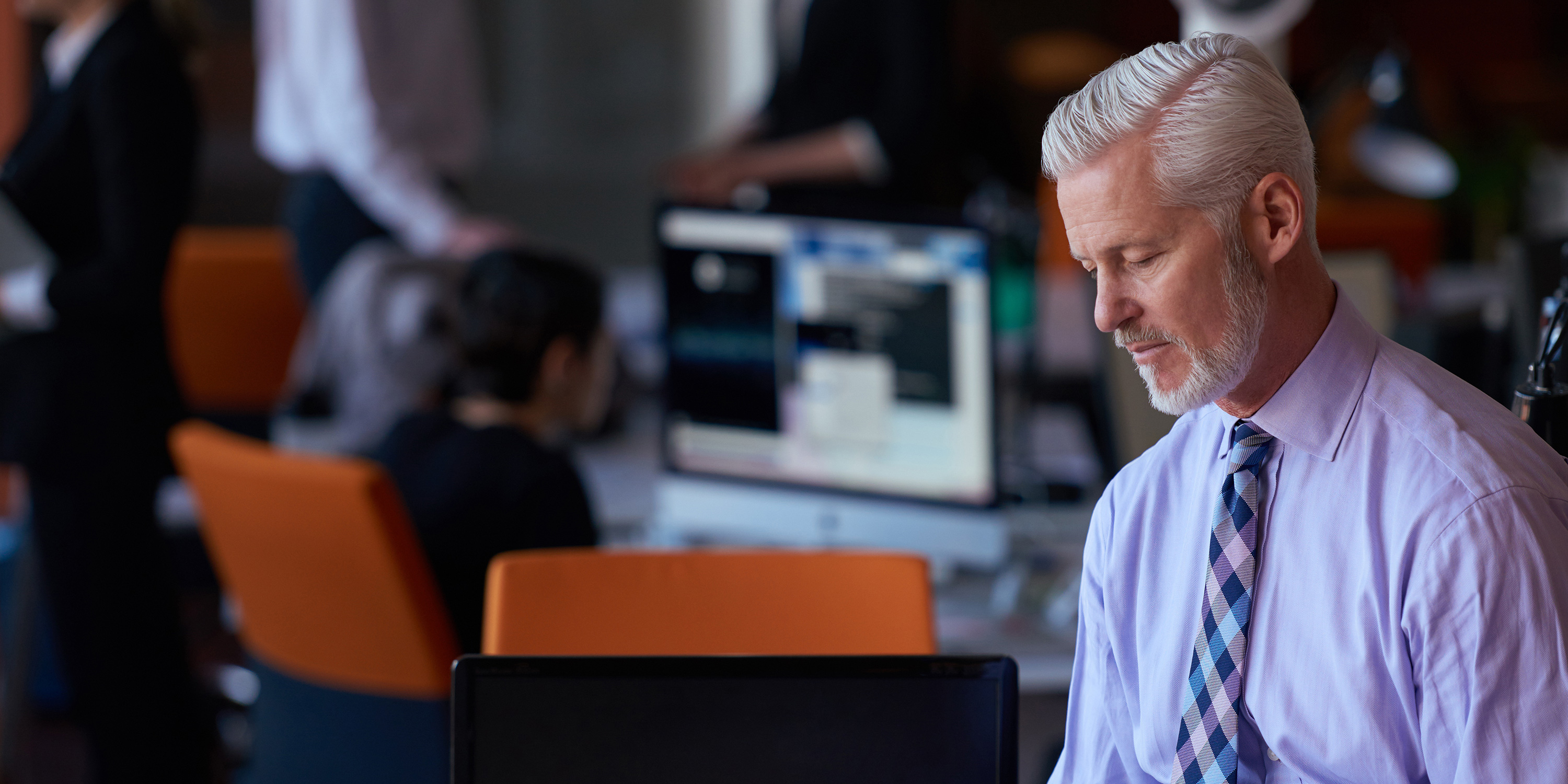 man thinking about strategic planning for IT
